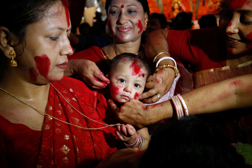 Durga Puja festival in Dhaka