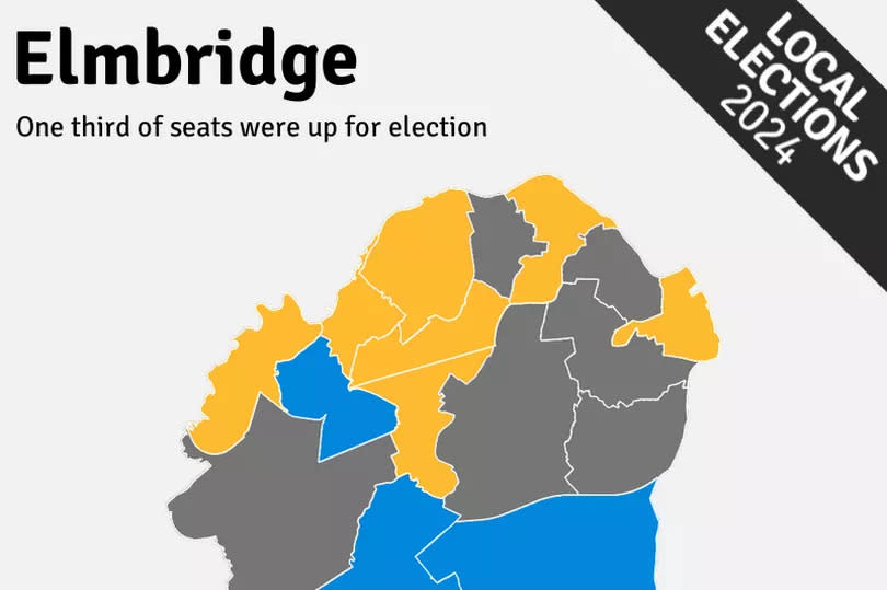 Local Election 2024 results map for Elmbridge