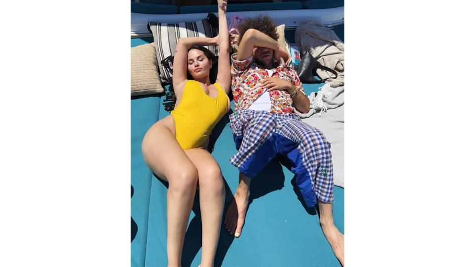 Selena shared romantic images with her boyfriend Benny Blanco