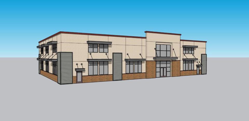 A two-story dance studio has been proposed at 1509 N. Wildwood Way in West Boise. This rendering shows what it may look like.