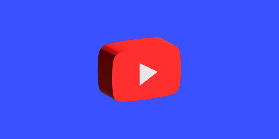 The Youtube logo spinning