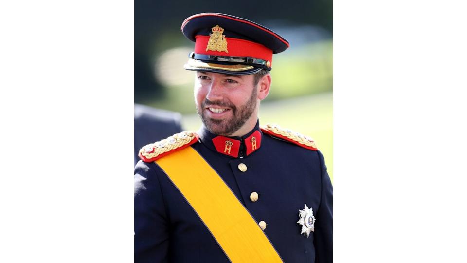 Hereditary Grand Duke Guillaume in military uniform