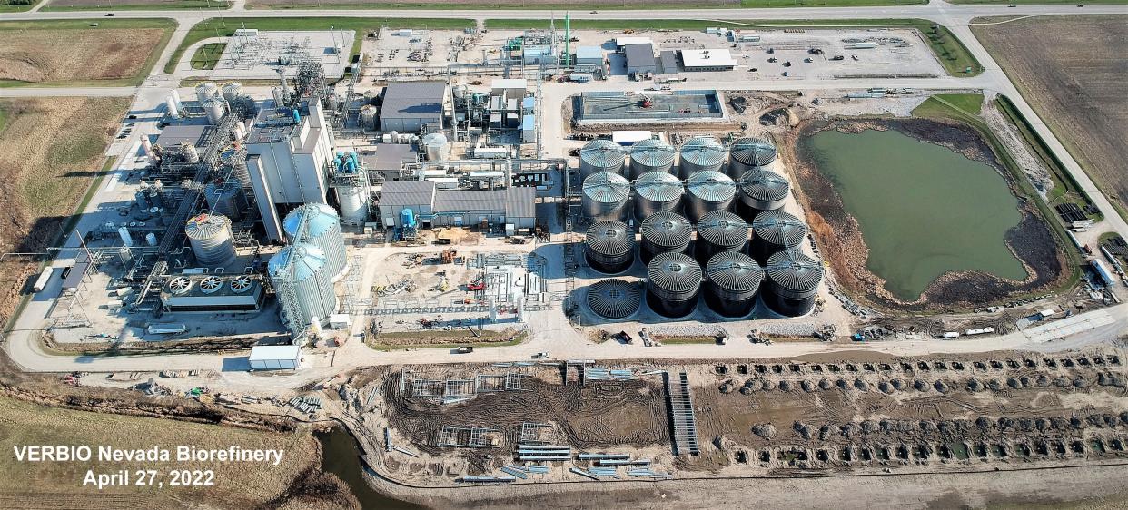 Verbio provides an overview of its Nevada, Iowa, biorefinery, where the German company is producing ethanol and renewable natural gas from corn cobs, husks and other crop residue.
