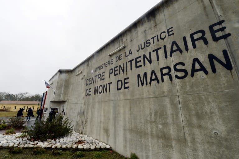 Seven guards were hurt in an attack on January 15 at Mont-de-Marsan prison in southwest France, pictured here in a file image taken on February 26, 2015