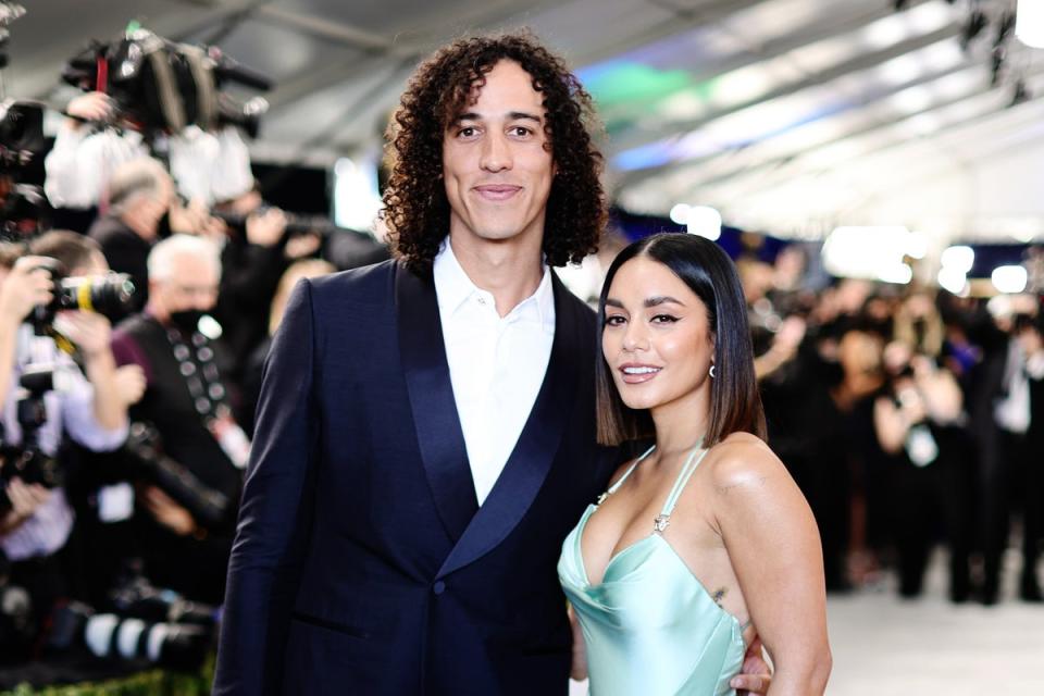 Vanessa Hudgens pictured with husband Cole Tucker (Getty Images for WarnerMedia)