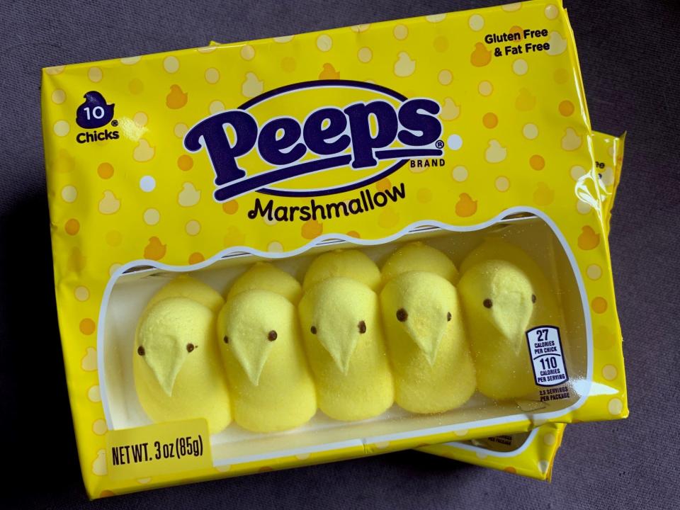 Are Peeps the most divisive Easter candy? Some people only like them when they are stale.