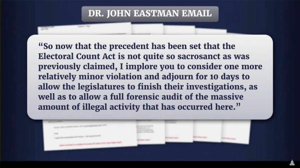 John Eastman email 