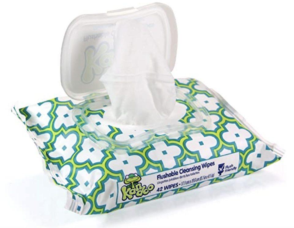 Flushable wipes. (PHOTO: Amazon Singapore)