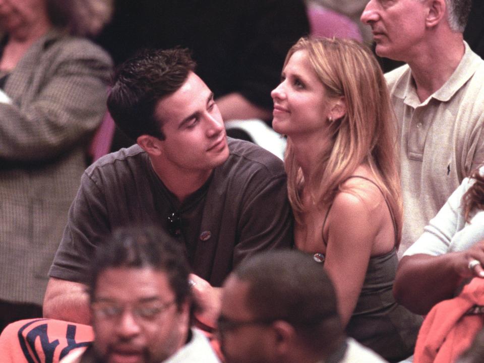 Sarah Michelle Gellar and Freddie Prinze Jr.