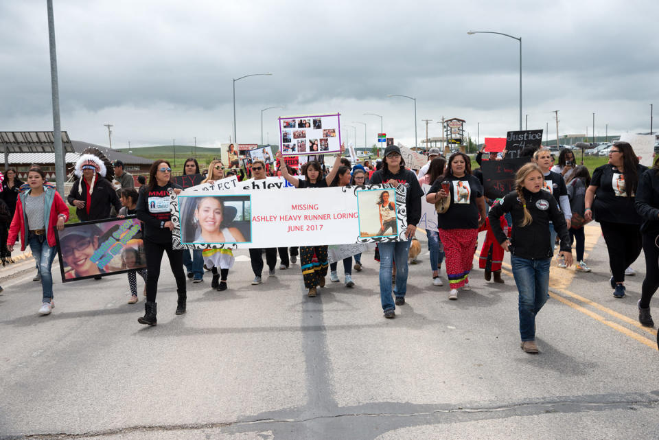 Family, friends and the community gather for Ashley's Walk in 2020. (Help Find Ashley Loring/Heavyrunner Facebook page)