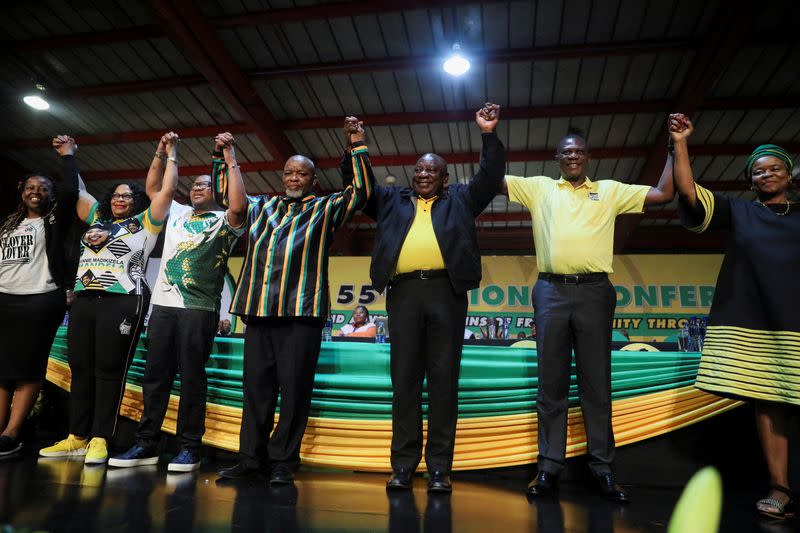 55th National Conference of the ruling African National Congress (ANC) in Johannesburg