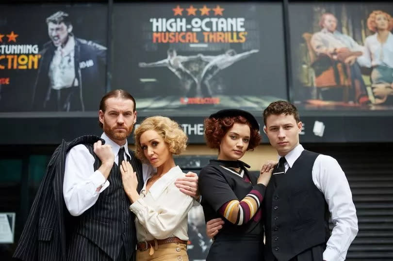 The cast of Bonnie & Clyde - The Musical have arrived in Manchester -Credit:Handout