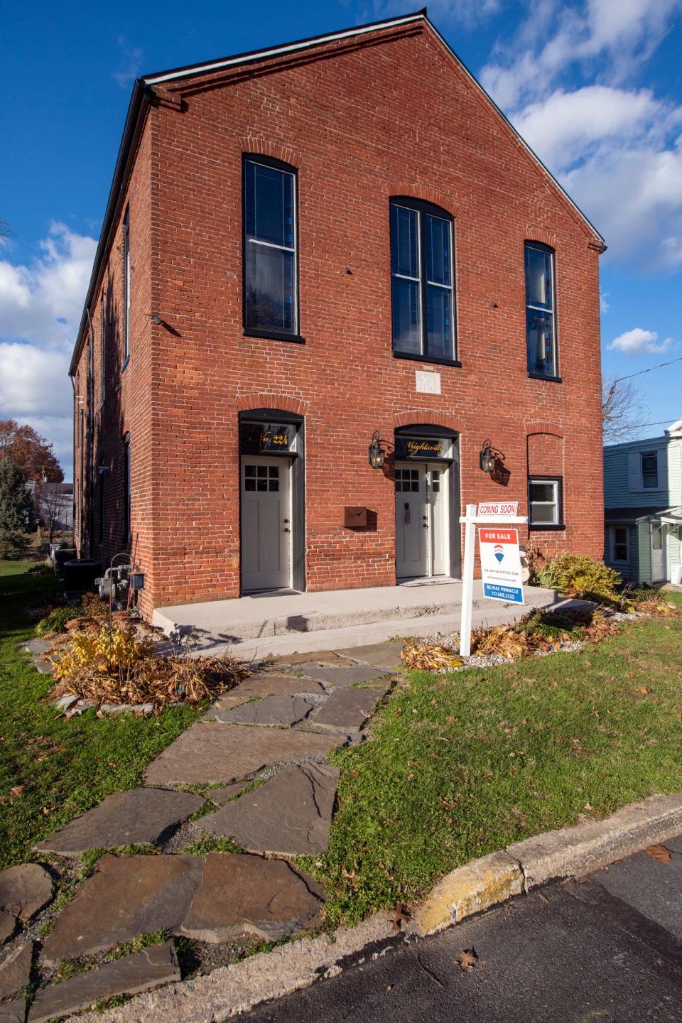 The former African Methodist Episcopal Church, built in 1891 at 224 Orange St. in Wrightsville and now renovated, is for sale for $495,000.