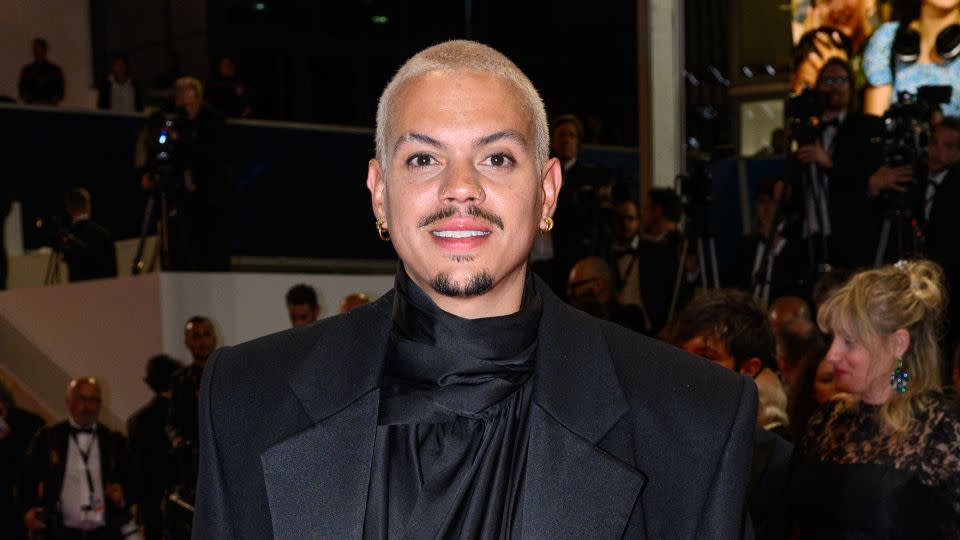 Evan Ross in YSL on May 21. - Lionel Hahn/Getty Images