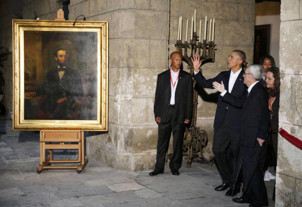 Two presidents in Old Havana