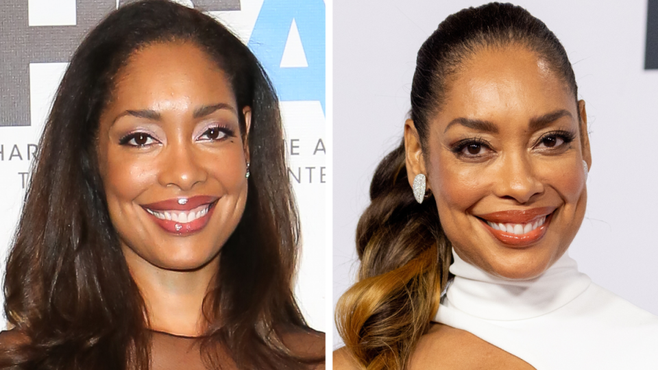 Gina Torres Left: 2013; Right: 2022