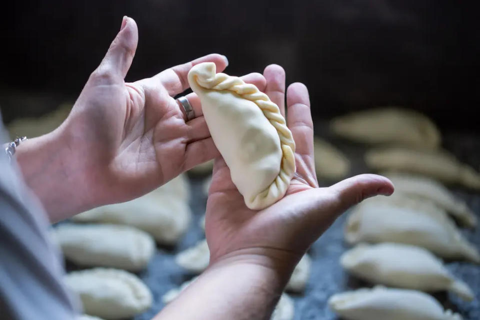 Repulgue de masa para empanadas argentinas