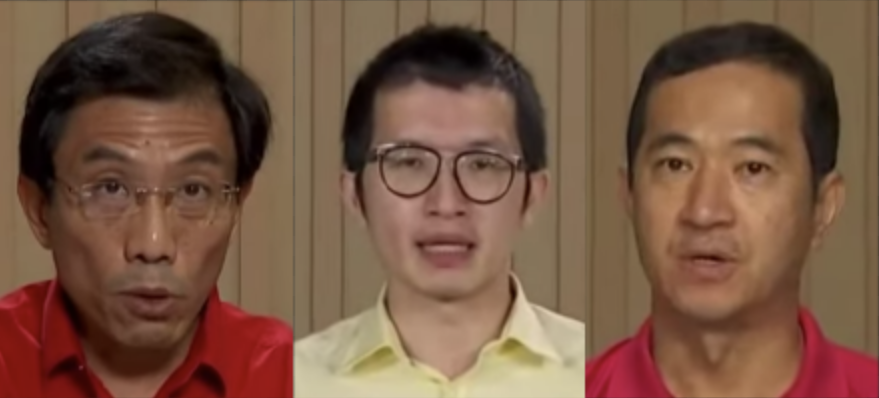 (SCREENSHOTS L to R: Singapore Democratic Party Chee Soon Juan, Reform Party Charles Yeo and Singapore People's Party Steve Chia speaking at a constituency political broadcast on 3 July 2020/Mediacorp YouTube channel)