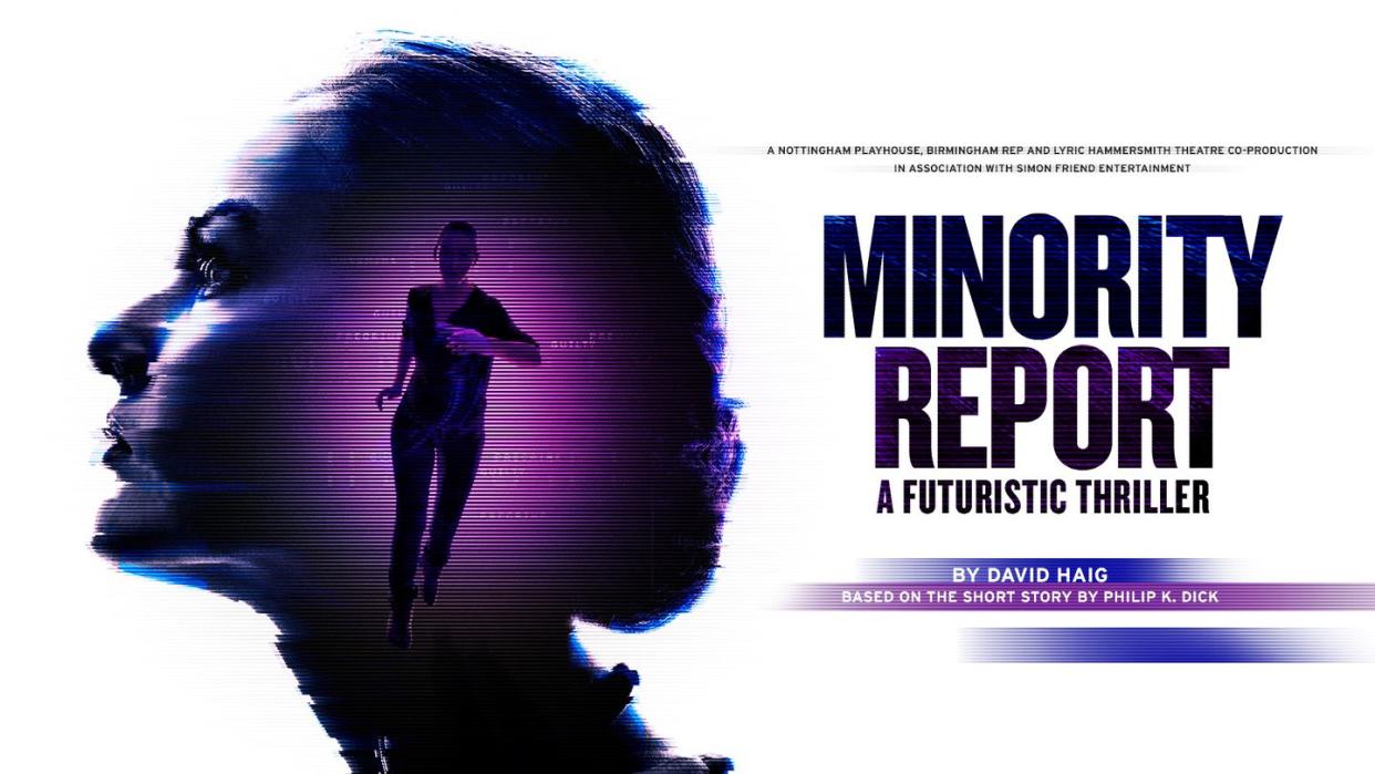 minority report poster for stage adaptation