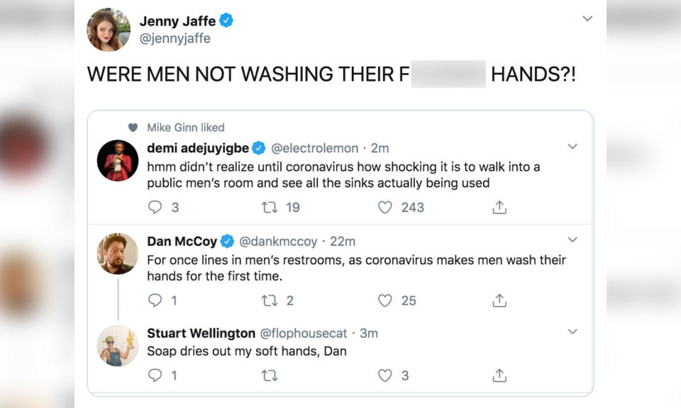 Jenny Jaffe tweet.