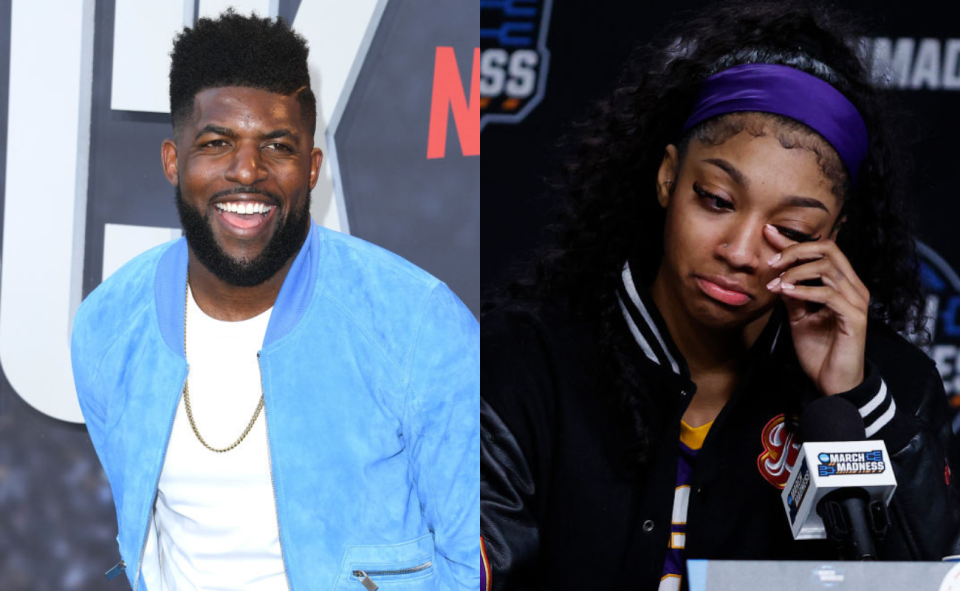 Emmanuel Acho Dragged On Social Media For Criticizing Angel Reese’s Emotional Press Conference After LSU’s Loss | Photo: Getty Images