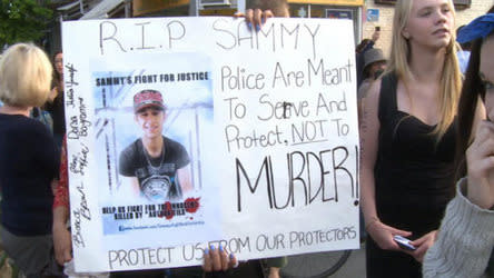 Outrage at police over teen's death