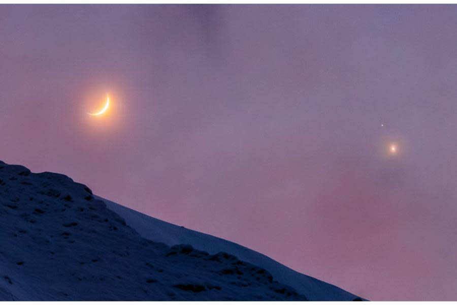 Conjunción de la Luna y Venus regalará hermoso espectáculo nocturno a México 