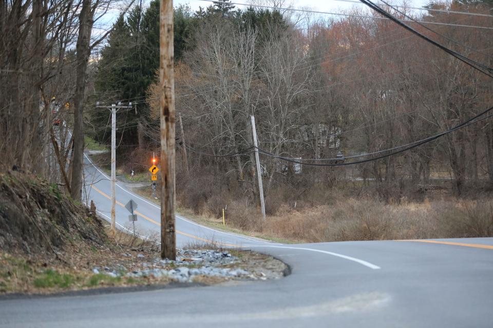 The intersection of Maloney Road and Noxon Road in LaGrange on March 15, 2024.