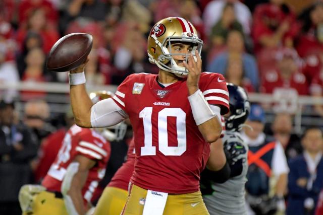 Another backup quarterback option off the board for the Jets, Jimmy  Garoppolo heading to Vegas