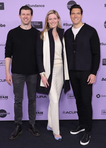 <p>Michael Loccisano/Getty Images</p> Matthew, Alexandra and Will Reeve during the premiere of <em>Super/Man: The Christopher Reeve Story</em> at the Sundance Film Festival in Park City, Utah, on Jan. 21, 2024