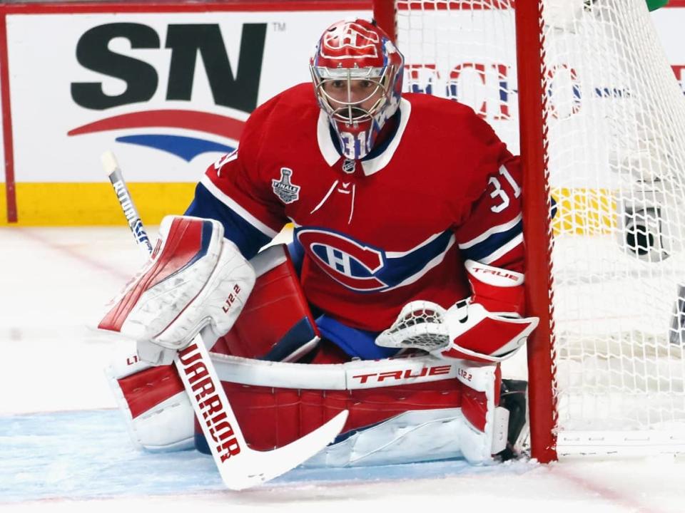 Montreal Canadiens goalie Carey Price was 'pencilled in' as Team Canada's Olympic starter following last season's playoffs, GM Doug Armstrong said. (Bruce Bennett/Getty Images - image credit)