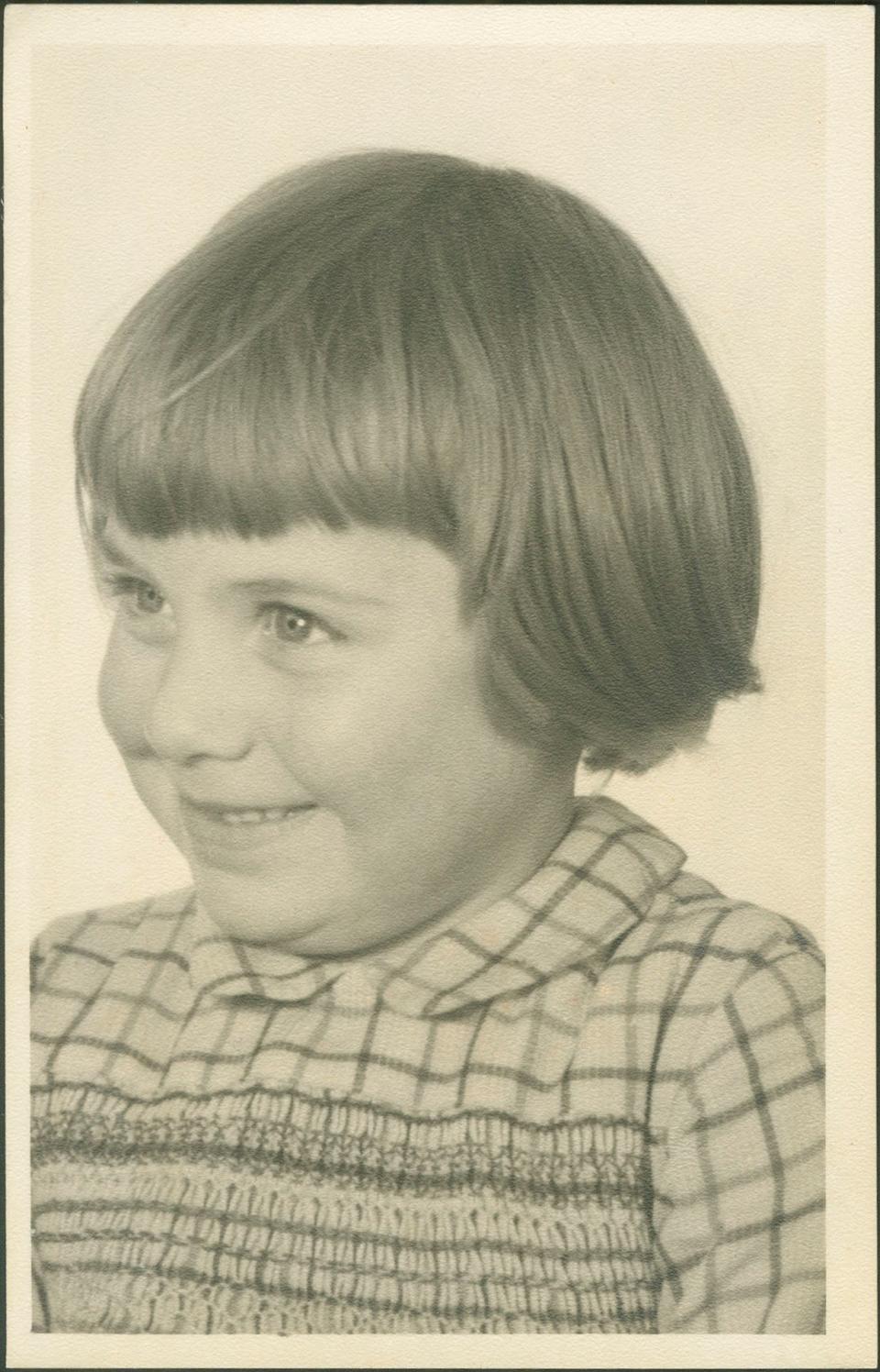 A young Victoria Wood at primary schoolThe Victoria Wood Archive
