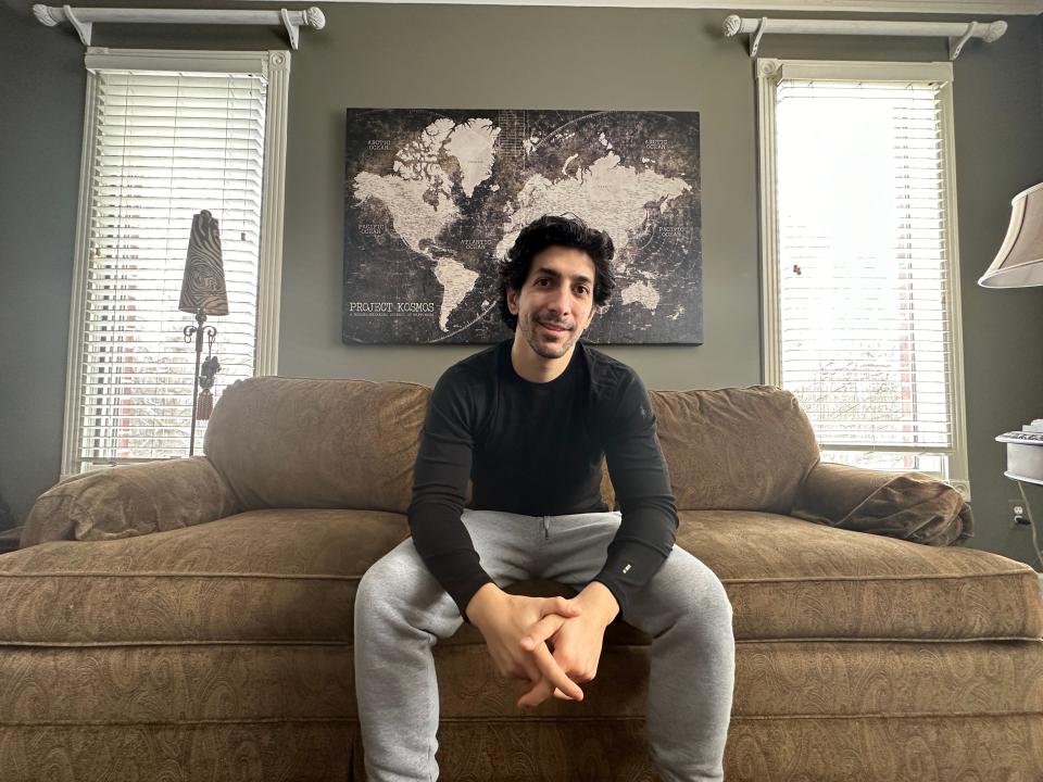 For Christmas, Michael Zervos' parents gave him a world map that hangs in the library of their Novi, Mich. home. Every time he visits a new country, they'll put a gold pin in the map.