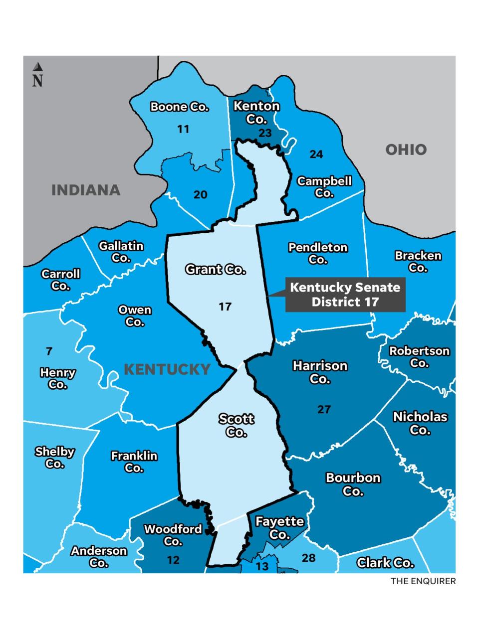 Kentucky state Senate district 17