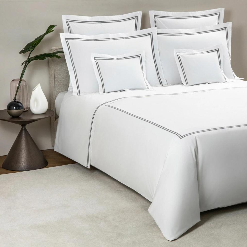 Frette Classic Collection on a bed.