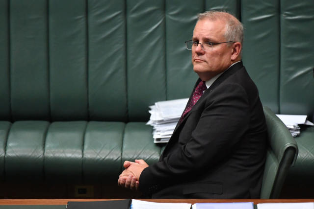 Scott Morrison sits in the House of Representatives. 