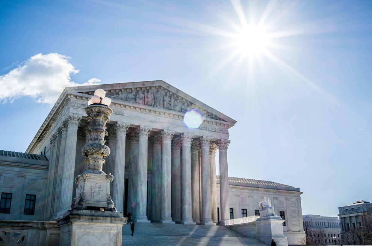 Viewed over decades, the Supreme Court's record on religion-related cases is more complicated than recent headlines suggest. <a href="https://www.gettyimages.com/detail/photo/sunrise-royalty-free-image/657130668?phrase=supreme+court&adppopup=true" rel="nofollow noopener" target="_blank" data-ylk="slk:Phil Roeder/Moment via Getty Images;elm:context_link;itc:0;sec:content-canvas" class="link ">Phil Roeder/Moment via Getty Images</a>