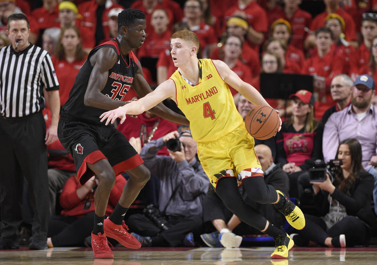 Kevin Huerter will miss a couple of months following hand surgery. (AP Photo/Nick Wass)