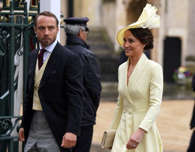 Pippa and James Middleton arrive at Westminster Abbey (POOL/AFP via Getty Images)