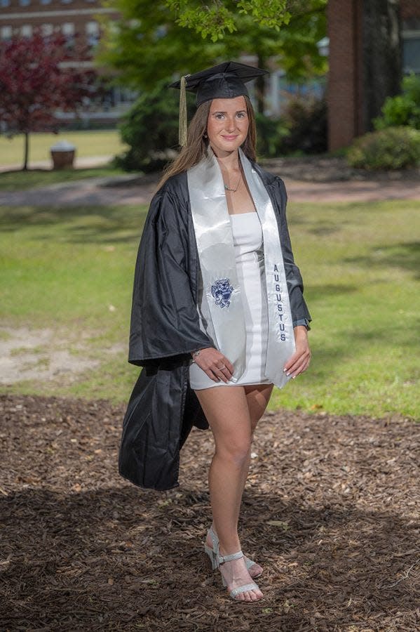 Maddy Frediani will graduate from the College of Education and Human Development with a degree in kinesiology with a concentration in health science.