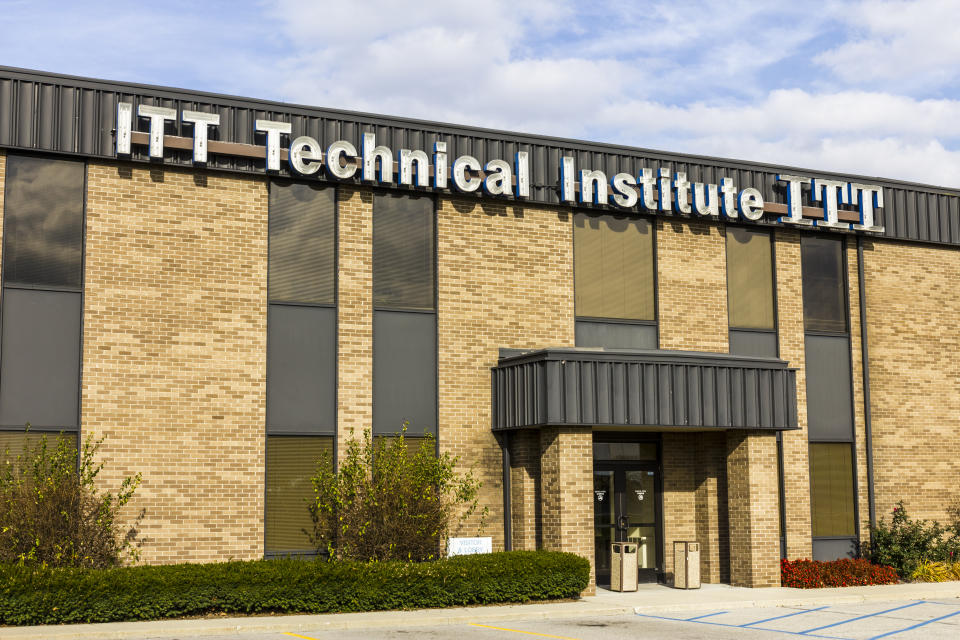 Indianapolis, US - November 18, 2016: ITT Educational Services Location. ITT Technical Institute has closed all its campuses in the wake of devastating federal sanctions IV