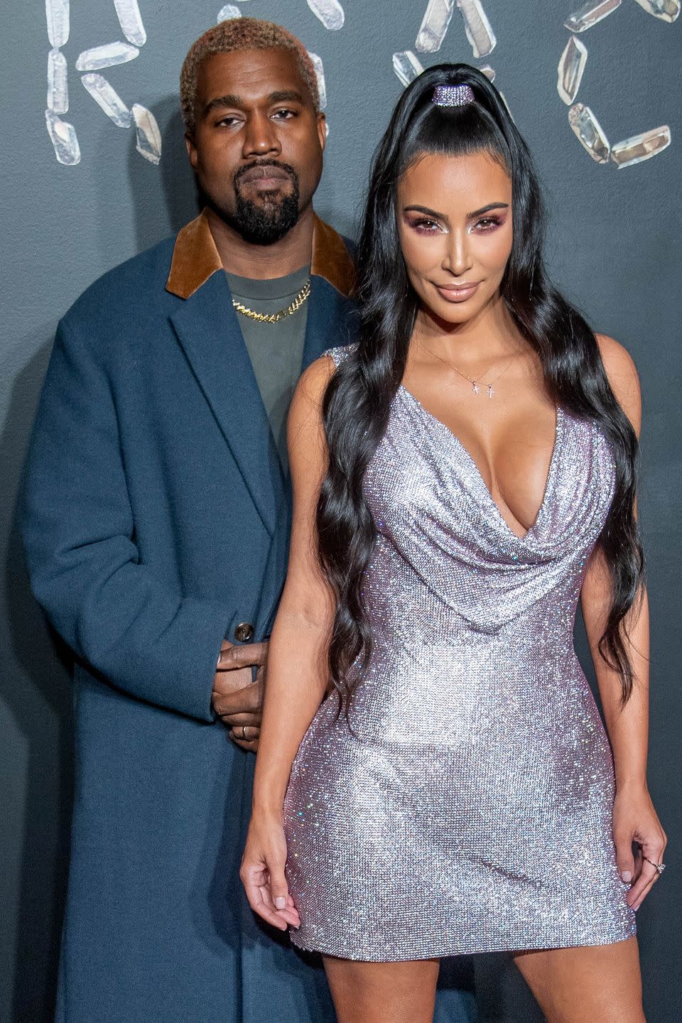 Kanye West and Kim Kardashian