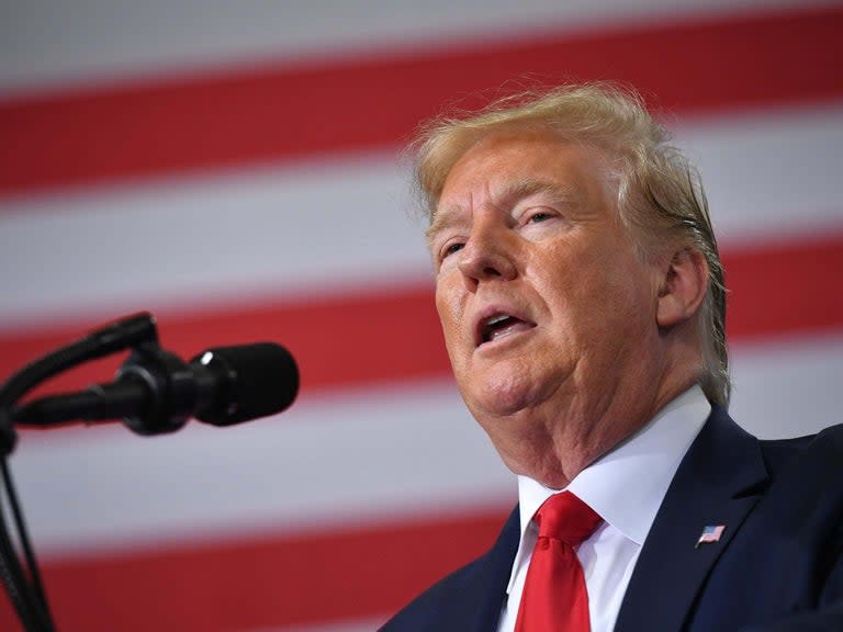 Donald Trump has hit back after being called racist for saying some Democratic congresswomen should “go back and help fix the totally broken and crime infested places from which they came”.While the US president did not name the targets of his tweets, it came after he launched an extraordinary attack on Alexandria Ocasio-Cortez and Ilhan Omar – both women of colour – saying he “doesn’t even know where they came from”.After posting the tweets on Sunday morning, Mr Trump later said it was “so sad” to see Democrats supporting the congresswomen and branding their opponents “racist”."So sad to see the Democrats sticking up for people who speak so badly of our country and who, in addition, hate Israel with a true and unbridled passion,” he tweeted."Whenever confronted, they call their adversaries, including Nancy Pelosi, 'RACIST'."Their disgusting language and the many terrible things they say about the United States must not be allowed to go unchallenged."If the Democrat Party wants to continue to condone such disgraceful behaviour, then we look even more forward to seeing you at the ballot box in 2020!"It is believed Mr Trump’s original tweets were aimed at a group of four progressive Democratic women of colour known as “the squad”.Of the four congresswomen, three – Alexandria Ocasio-Cortez, Rashida Tlaib and Ayanna Pressley – were born and raised in the US. The fourth, Ilhan Omar, was born in Somalia and moved to the country as a child.Ms Ocasio-Cortez was born approximately 12 miles away from the hospital where Mr Trump himself was born in New York.> ....and the many terrible things they say about the United States must not be allowed to go unchallenged. If the Democrat Party wants to continue to condone such disgraceful behavior, then we look even more forward to seeing you at the ballot box in 2020!> > — Donald J. Trump (@realDonaldTrump) > > July 15, 2019Mr Trump wrote on Twitter on Sunday morning: "So interesting to see 'Progressive' Democratic Congresswomen, who originally came from countries whose governments are a complete and total catastrophe, the worst, most corrupt and inept anywhere in the world... now loudly and viciously telling the people of the United States, the greatest and most powerful nation on earth, how our government is to be run."Why don't they go back and help fix the totally broken and crime infested places from which they came."Then come back and show us how it is done."In the hours after the tweets were posted, Ms Omar wrote: “You are stoking white nationalism bc you are angry that people like us are serving in Congress and fighting against your hate-filled agenda."Ms Ocasio-Cortez tweeted: "You are angry that people like us are serving in Congress and fighting against your hate-filled agenda."While Ms Tlaib tweeted: "Yo @realDonaldTrump, I am fighting corruption in OUR country. I do it every day when I hold your admin accountable as a U.S. Congresswoman….“Keep talking, you'll be out of the WH soon. TickTock”Other Democrats also voiced their opposition to the US president’s tweets.Nancy Pelosi, the House Speaker, who was personally mentioned in the tweets, condemned the US president’s “xenophobic comments meant to divide our nation”.She tweeted that Mr Trump was reaffirming that his plan to “Make America great again” had “always been about making America white again”.She added: “Our diversity is our strength and our unity is our power.”Last week, the speaker had told colleagues she was frustrated with people using social media to criticise other members of the party. The comments were interpreted as being directed at Ms Ocasio-Cortez, Ms Omar, and two other Democrat women, all of whom have large social media followings among progressives and have been outspoken. Democratic presidential candidate Elizabeth Warren described Mr Trump’s tweets as a “racist and xenophobic attack”.“This *is* their country, regardless of whether or not Trump realises it,” she added. “They should be treated with respect. As president, I'll make sure of it.”Democratic candidate Kamala Harris also condemned the tweets, calling them “racist and un-American”.“And it is an old trope, go back to where you came from, that you might hear on the street but you should never hear that from the President of the United States,” she tweeted.While Democratic candidate Beto O’Rourke wrote: "This is racist. These congresswomen are every bit as American as you – and represent our values better than you ever will”.Republican congressman Justin Amash, a Trump critic who announced this month he was leaving the Republican Party to become an independent, also condemned Mr Trump’s tweets."To tell these American citizens (most of whom were born here) to 'go back' to the 'crime infested places from which they came' is racist and disgusting,” he said.Despite the widespread outrage Mr Trump’s tweets have provoked online, many Republican politicians have refused to condemn his remarks.But this is not the first time Trump had been accused of holding racist views. He launched his political career with false claims that Barack Obama was not born in the US and said many Mexicans were “rapists". Mr Trump also shared a tweet attacking Sadiq Khan, the London mayor, following three killings in the city.“London needs a new mayor,” Mr Trump wrote. “Khan is a disaster – will only get worse!”