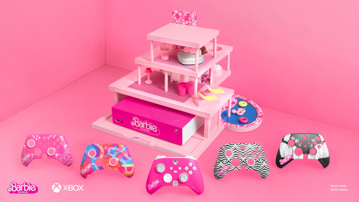  Barbie-themed Xbox Series S console 