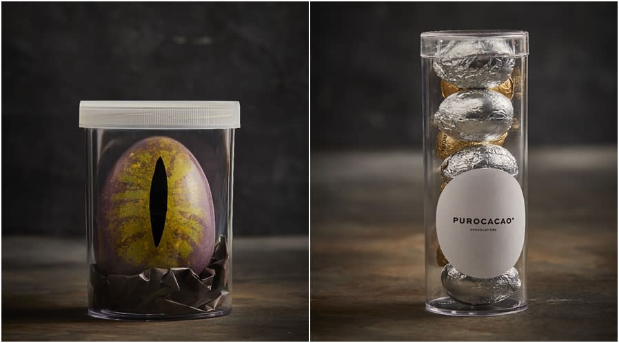 PuroCacao, huevo ojo de dragon 41% 100 gramos - minihuevitos, 150 gramos