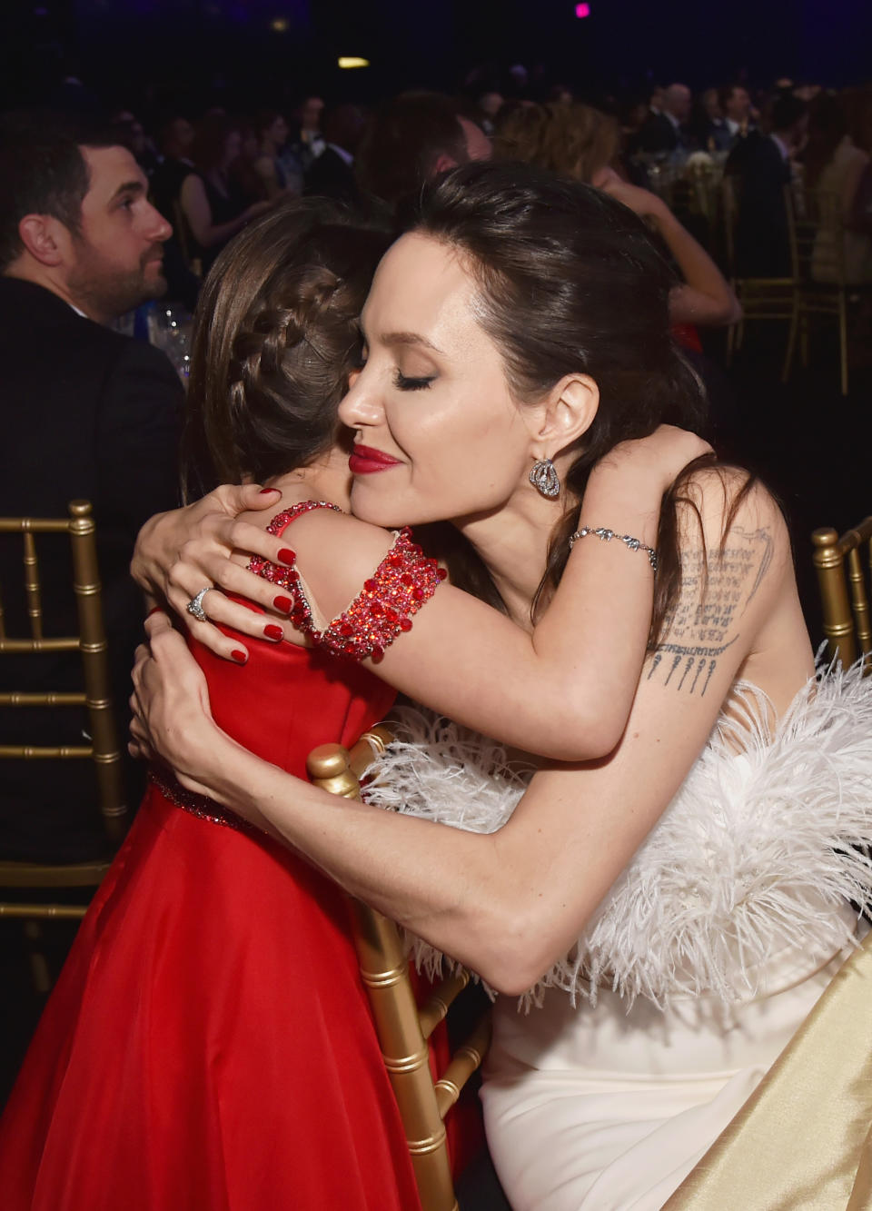 Prince and Jolie. (Photo: Getty Images)