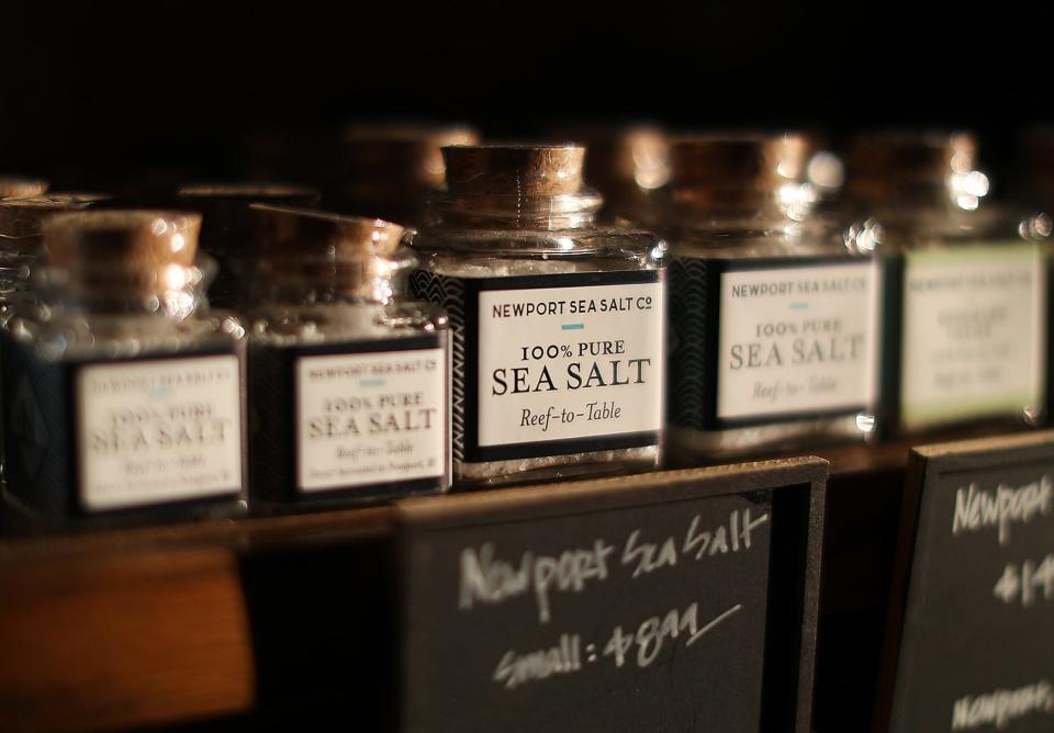 Newport Sea Salt $14
Frankly, it doesn’t get any more local or Rhode Island, than salt harvested from our own ocean. 
https://www.newportseasaltco.com/
[FILE PHOTO]