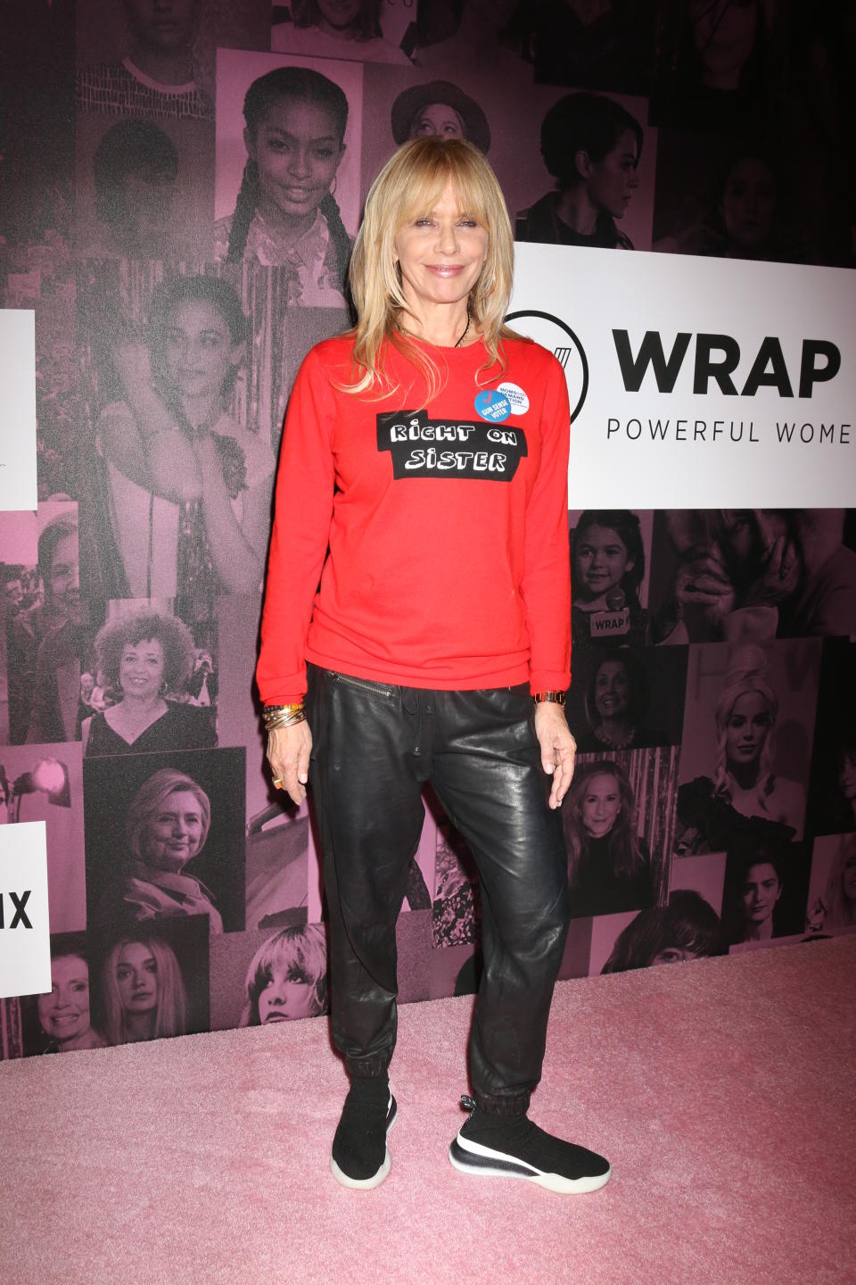 Rosanna Arquette at the Power Women Summit - Thursday at the InterContinental Los Angeles Hotel on November 1, 2018 in Los Angeles, CA. (Photo by Katrina Jordan/Sipa USA)