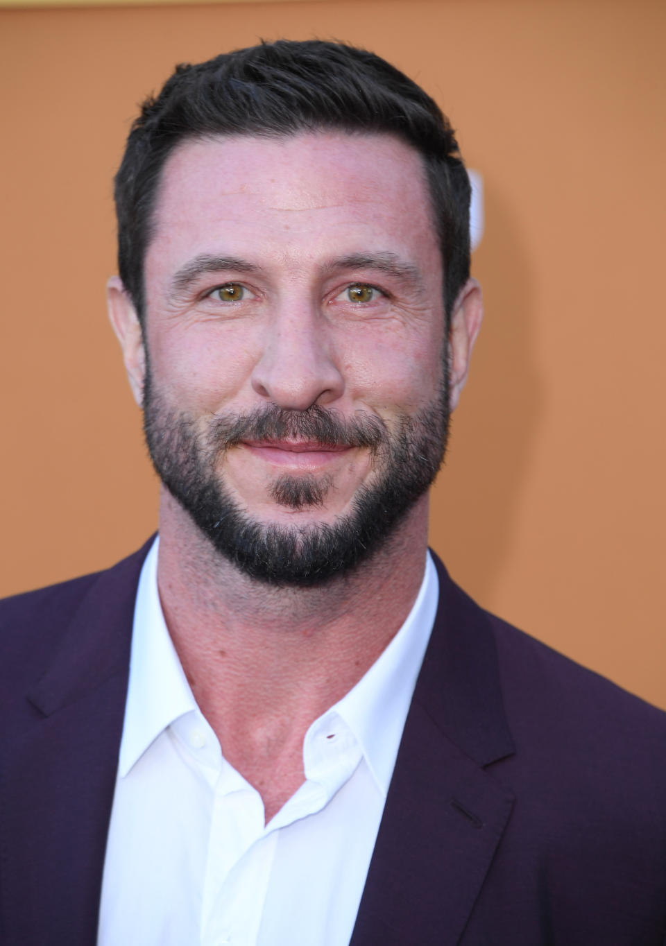 Pablo Schreiber looks into the camera