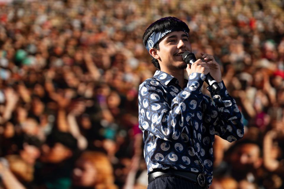 Riverside, Calif., resident Ivan Cornejo performs on the Miller Lite stage during Austin City Limits weekend one day three at Zilker Park Sunday, Oct. 8, 2023. Cornejo will perform at Acrisure Arena in Palm Desert, Calif., on October 13, 2024.